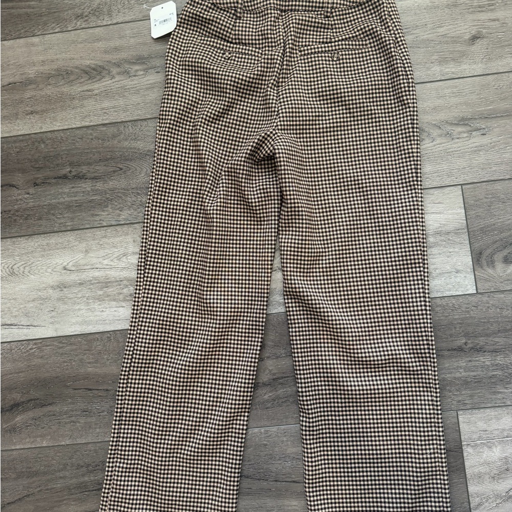 Altar’d State Gingham Brown and Cream Pants - Picture 4 of 8